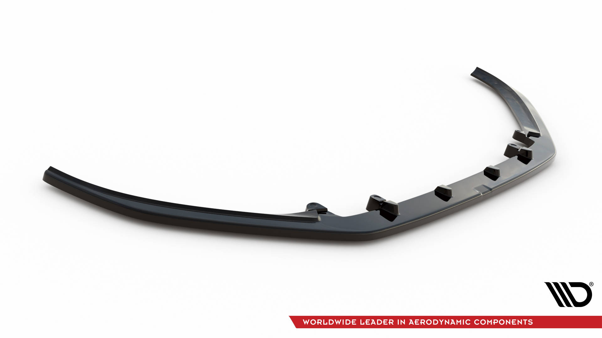 Street+ Spoilerlippe Front Ansatz passend für Mazda 3 Mk3 schwarz Hochglanz