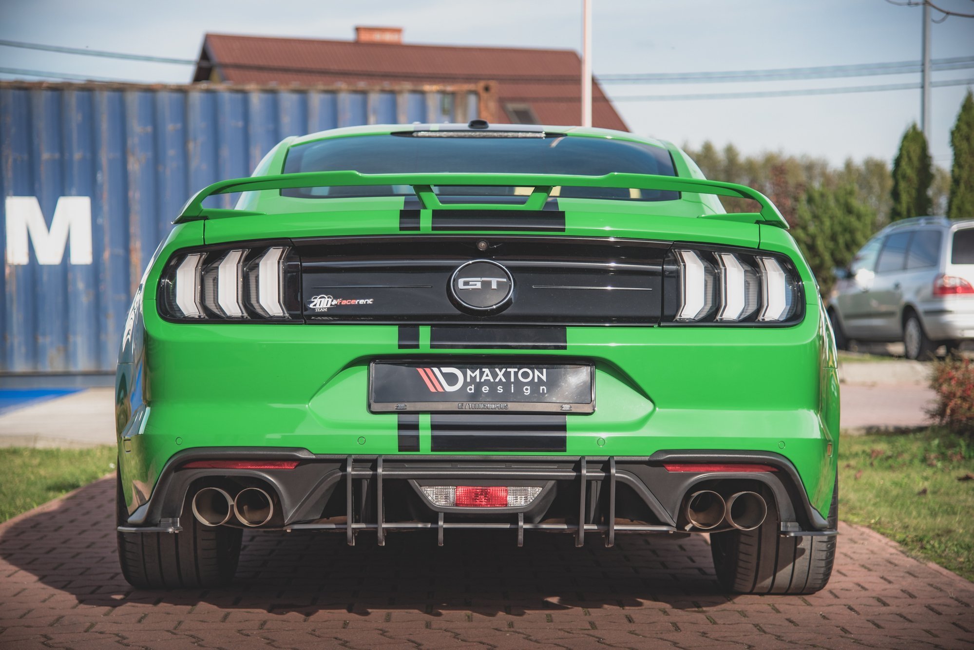 Street Pro Heckschürze Heck Ansatz Diffusor passend für Ford Mustang GT Mk6 FL