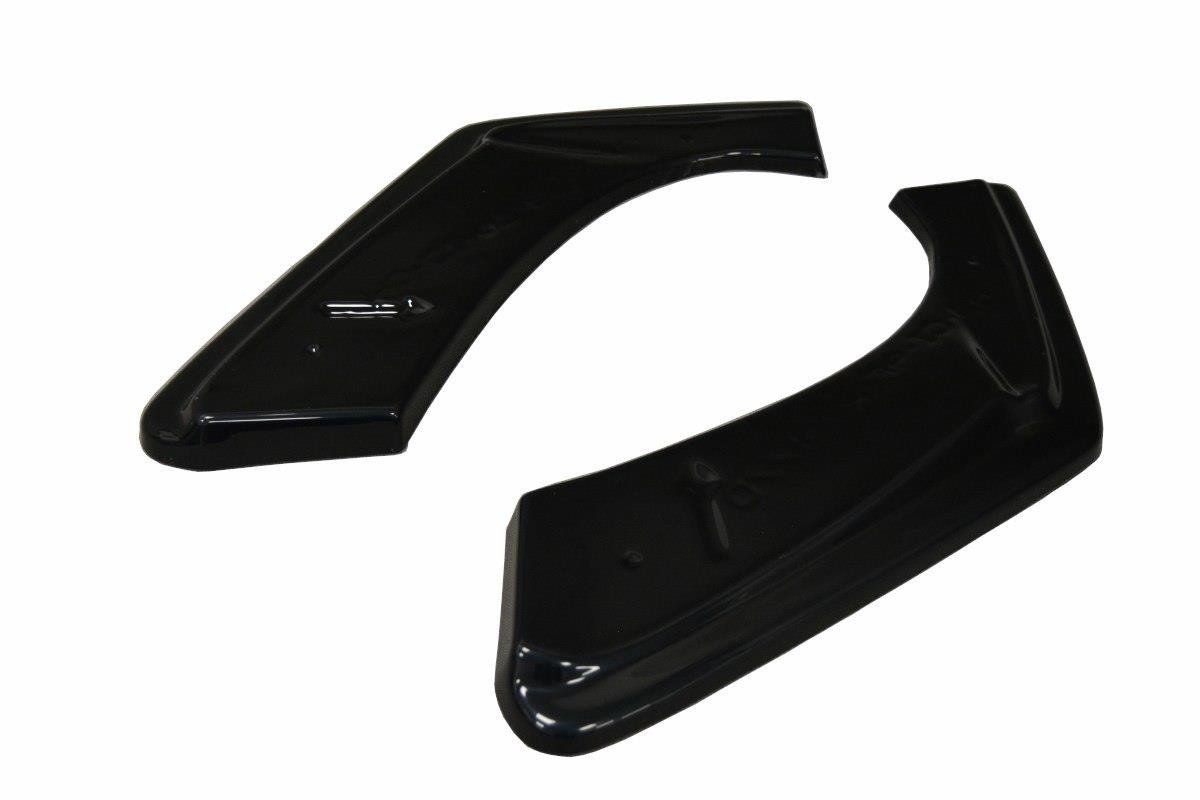 Heck Ansatz Flaps Diffusor für Honda Civic Mk9 Facelift schwarz matt