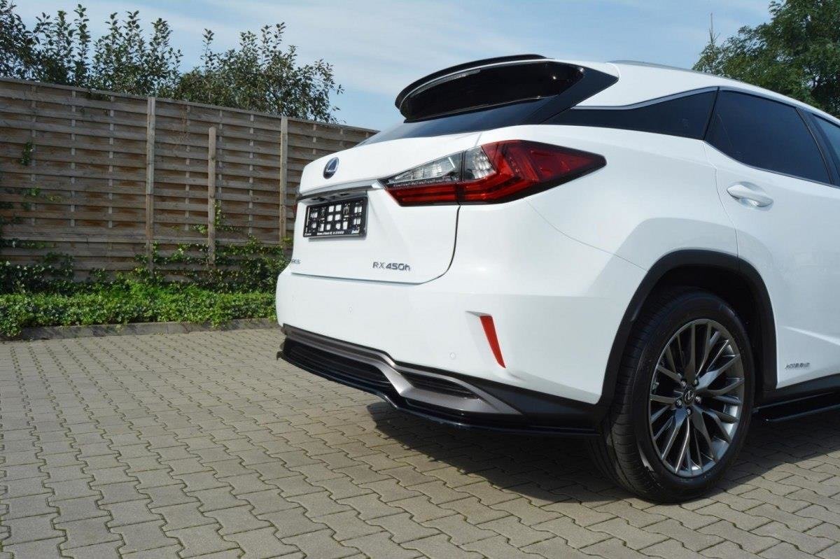 Heckansatz Lexus RX Mk4 H schwarz Hochglanz