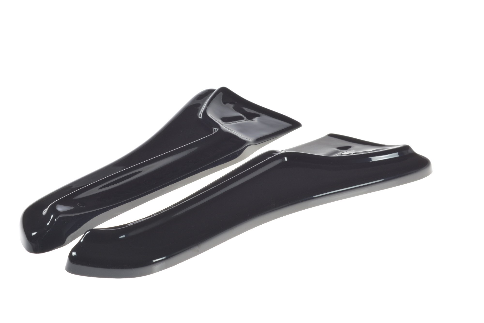 Diffusor Flaps V.1 passend für Tesla MODEL X schwarz Hochglanz