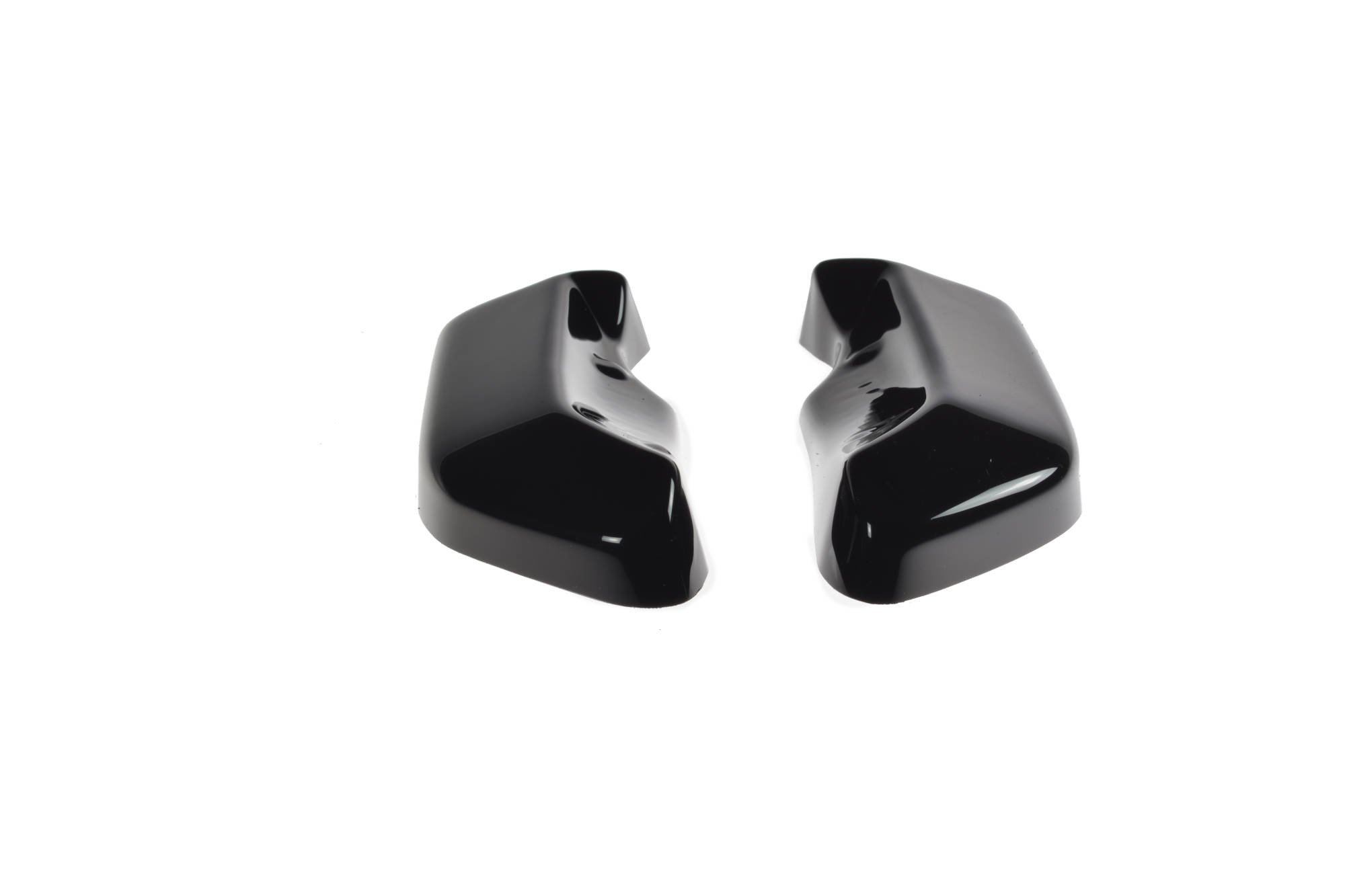 Heck Ansatz Flaps Diffusor für Fiat 500 schwarz Hochglanz