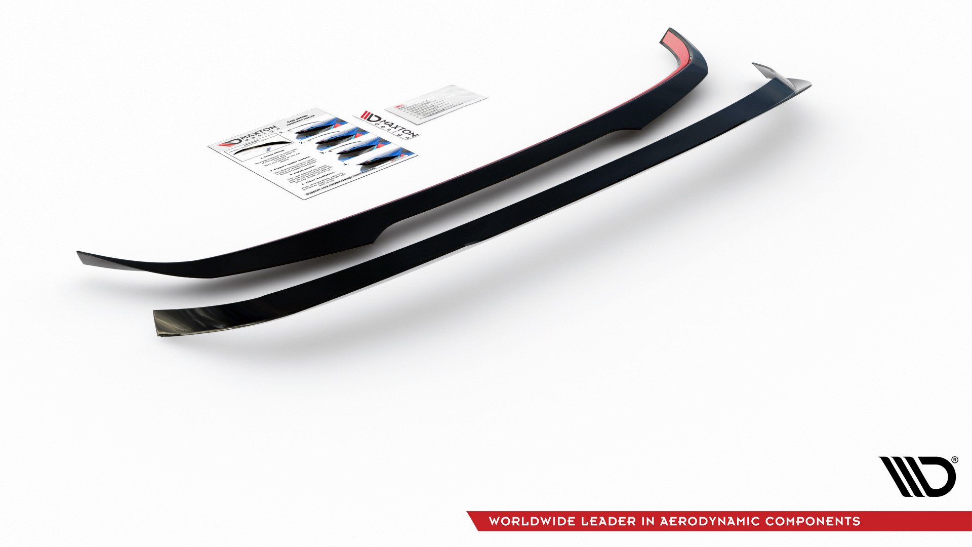 Spoiler CAP V.2 für VW Golf Mk8 Facelift schwarz Hochglanz