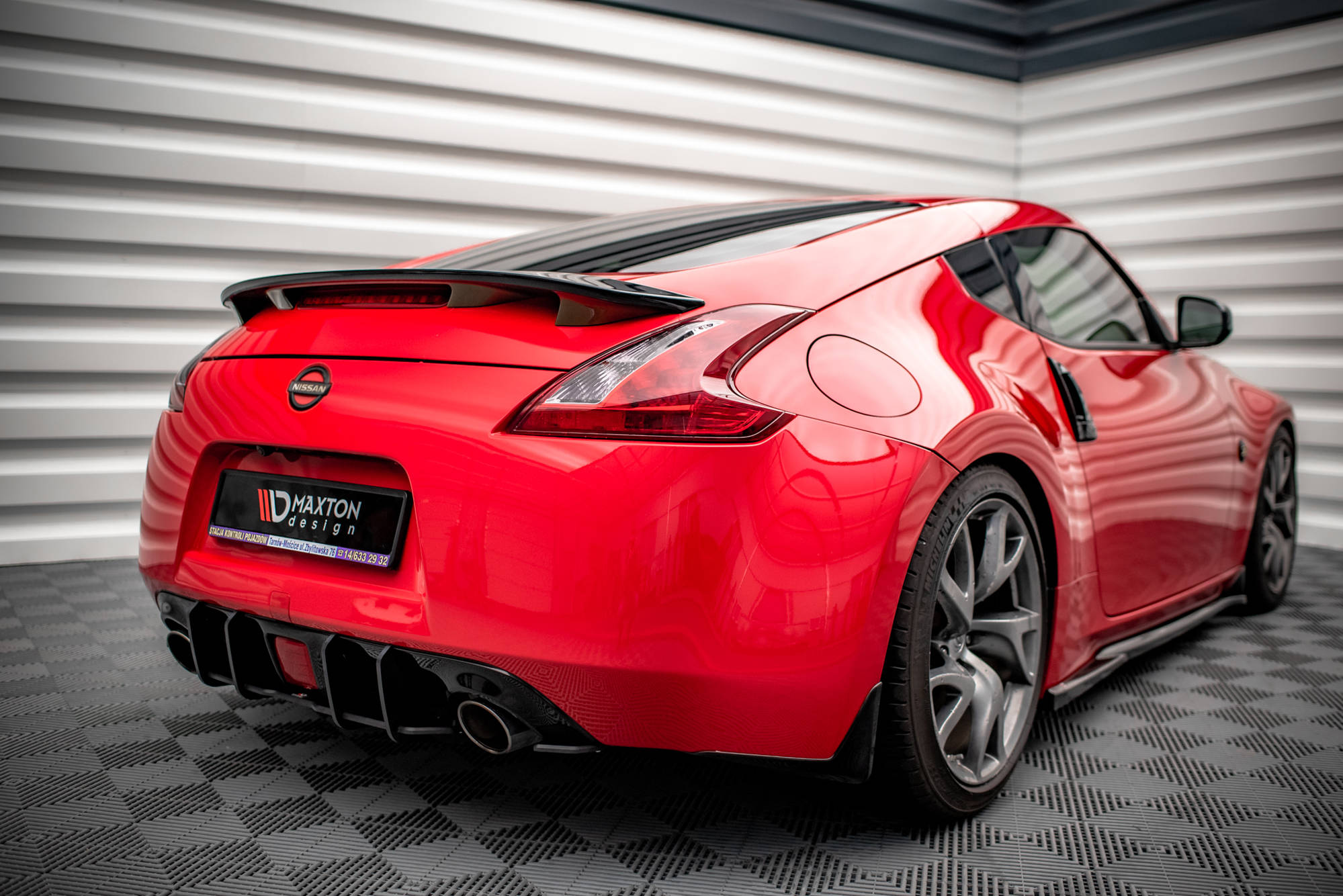 Street Pro Heckschürze Heck Ansatz Diffusor passend für Nissan 370Z