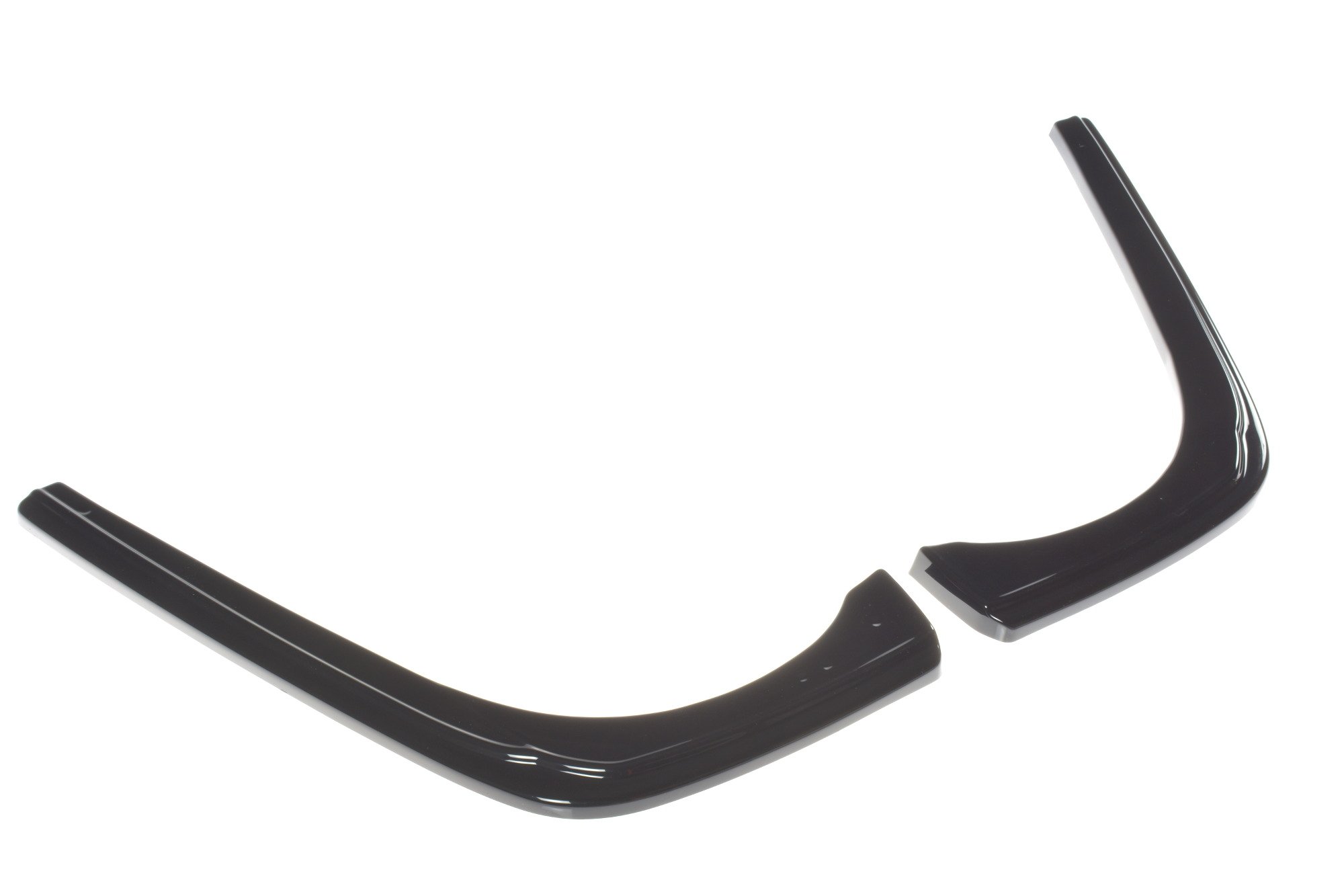 Heck Ansatz Flaps Diffusor für VW GOLF 7 VARIANT FACELIFT STANDARD schwarz Hochglanz
