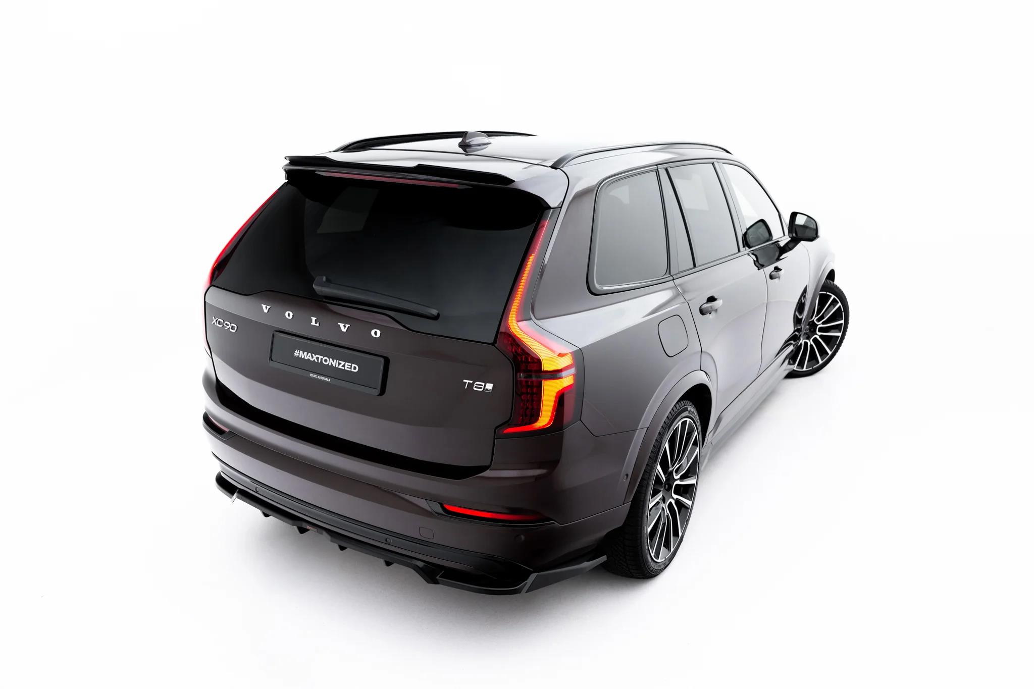 Heckspoiler Lippe Volvo XC90 Mk2 Facelift 2 schwarz Hochglanz