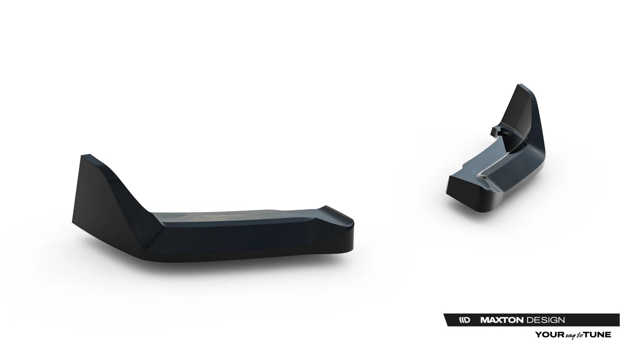 Diffusor Flaps V.2 passend für Toyota GR Yaris Mk4 Facelift schwarz Hochglanz