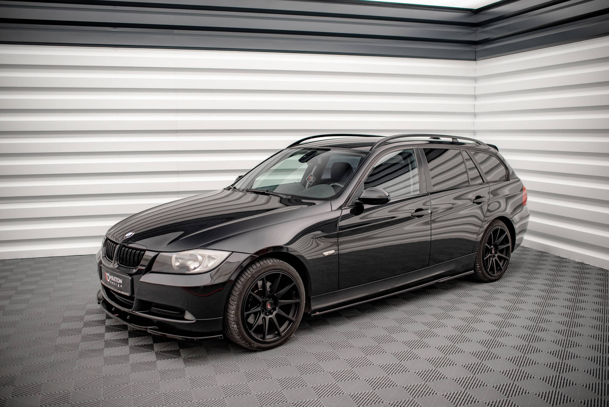 Street+ Seitenschweller Leisten passend für BMW 3er E90 schwarz Hochglanz