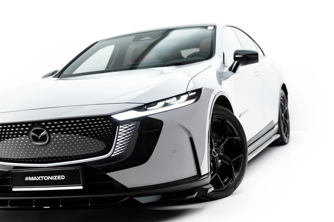 Frontlippe passend für Mazda 6e Mk1 schwarz Hochglanz