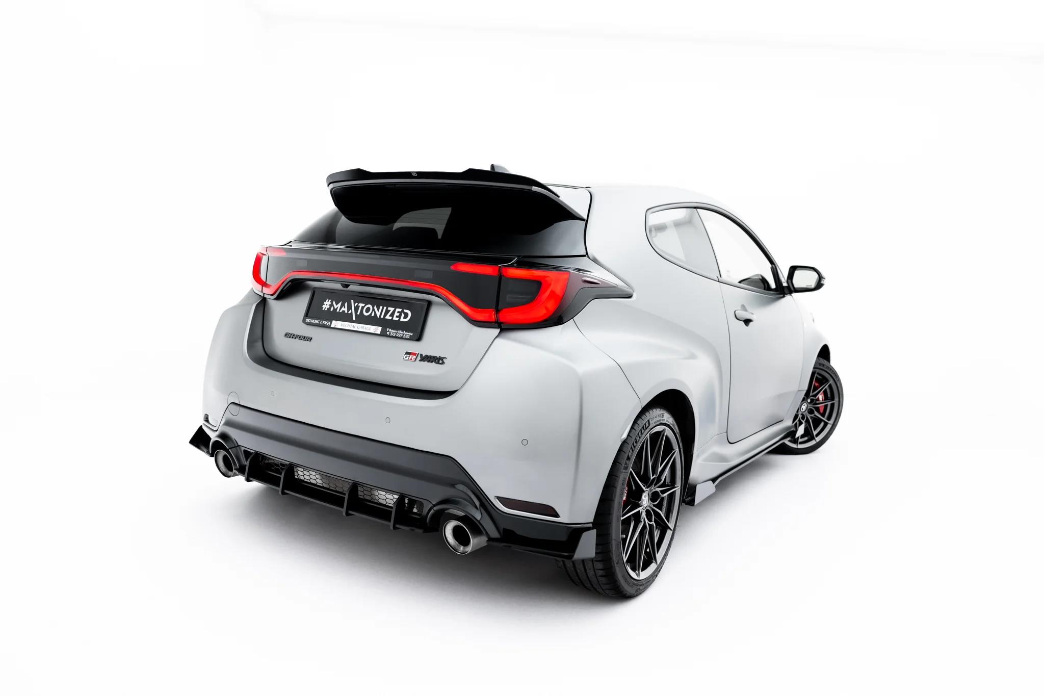 Diffusor Flaps passend für Toyota GR Yaris Mk4 Facelift schwarz Hochglanz