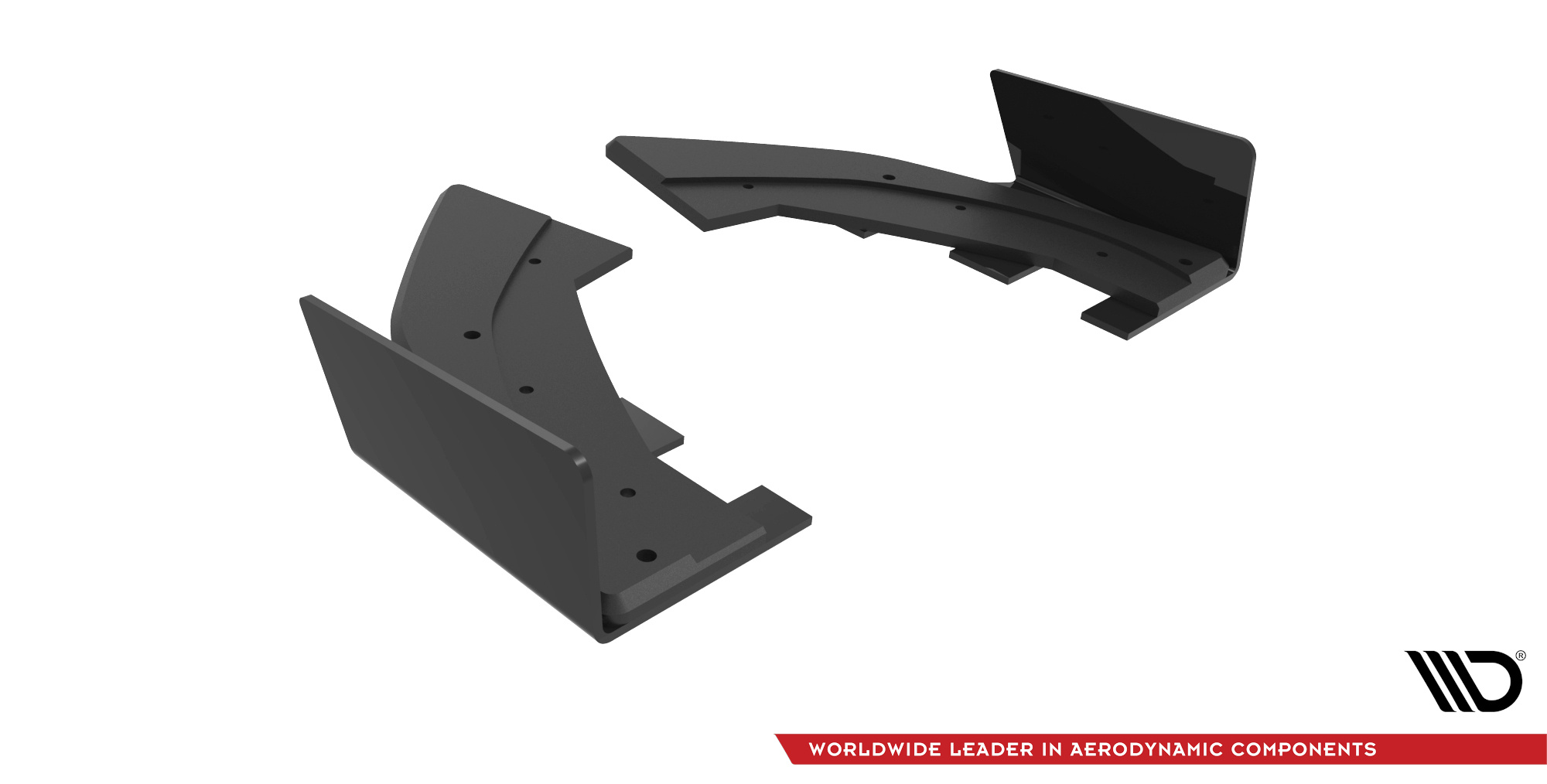 Street Pro Heck Ansatz Flaps passend für Audi RS3 Sportback 8Y schwarz Hochglanz