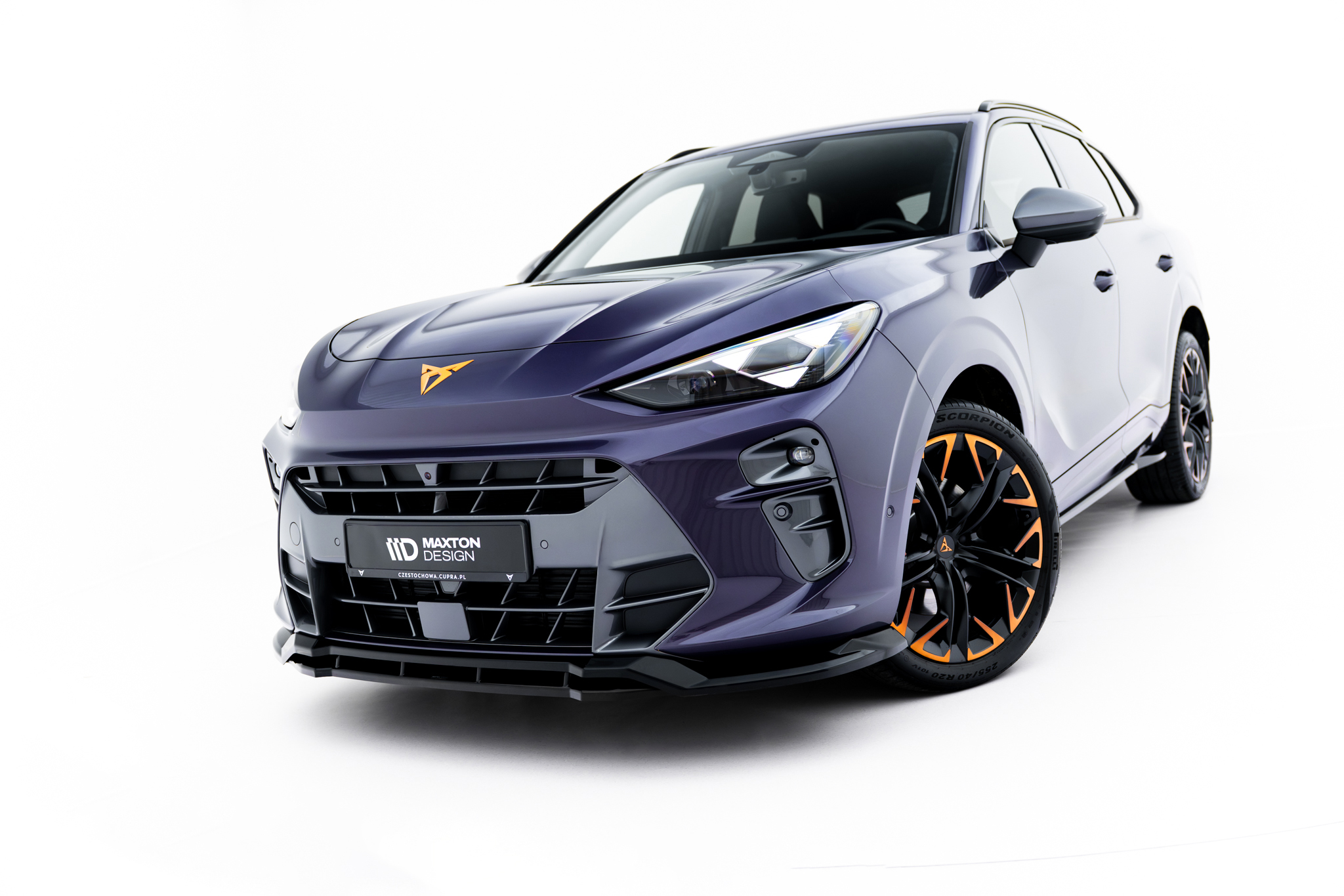 Frontlippe V.2 passend für CUPRA Terramar Mk1 schwarz Hochglanz