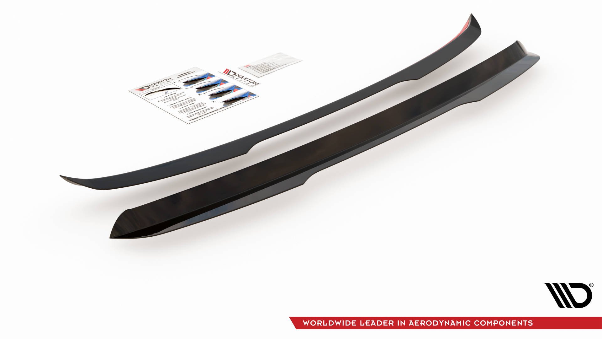 Heck Spoiler Aufsatz Abrisskante passend für Audi Q7 S-Line Mk.1 schwarz Hochglanz