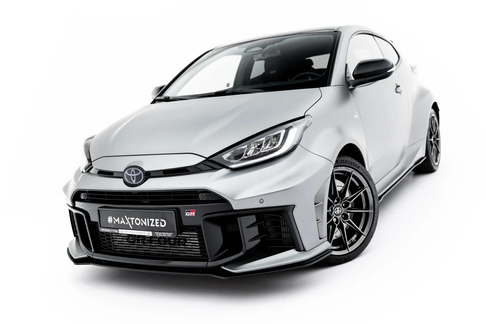 Frontlippe passend für Toyota GR Yaris Mk4 Facelift schwarz matt