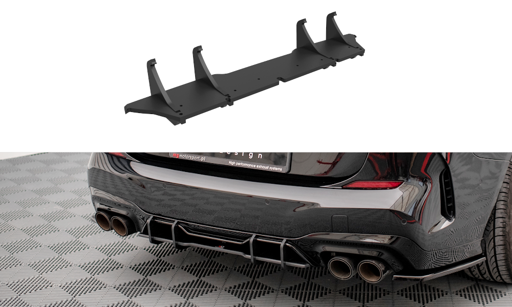 Street Pro Heckschürze Heck Ansatz Diffusor passend für BMW M235i Gran Coupe F44
