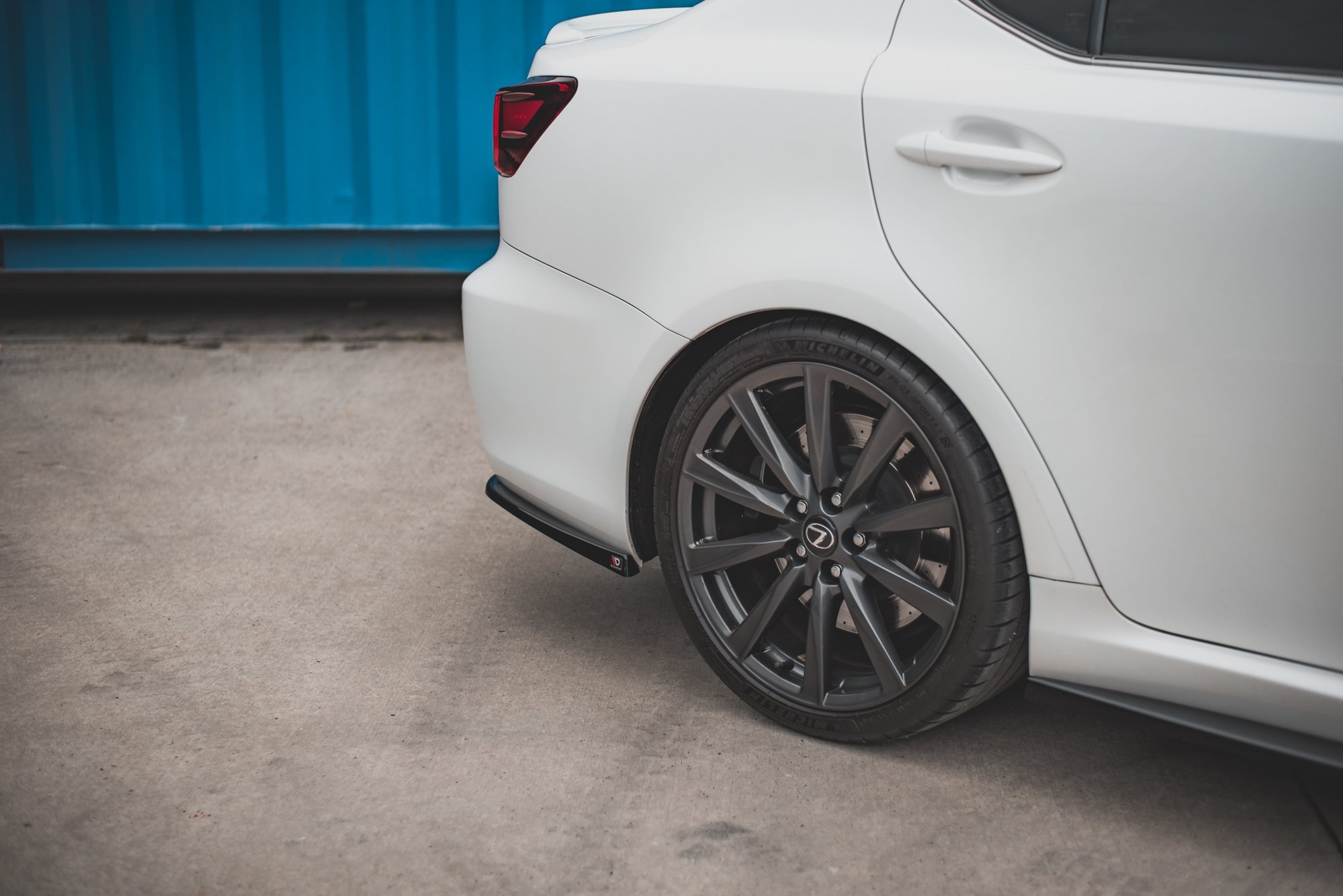 Street+ Heck Ansatz Flaps passend für Lexus IS F Mk2 Carbon Look