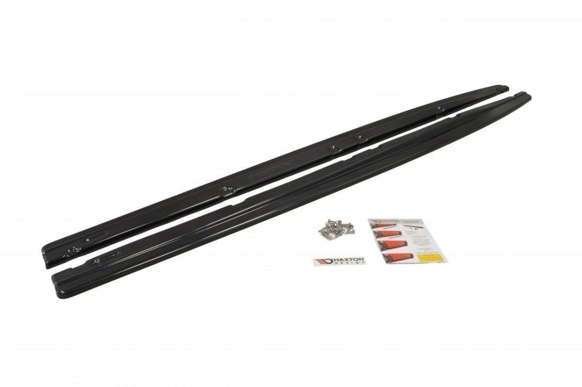 Street+ Seitenschweller Leisten passend für Fiat Bravo MK 2 SPORT schwarz Hochglanz