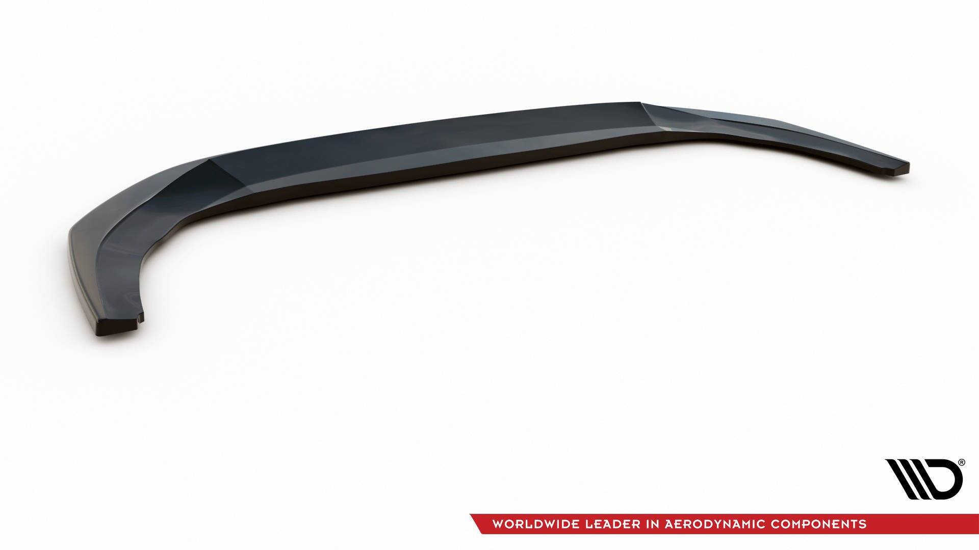 Street+ Spoilerlippe Front Ansatz V.5 passend für VW Golf GTI / GTE / GTD / R-Line Mk8 schwarz Hochglanz