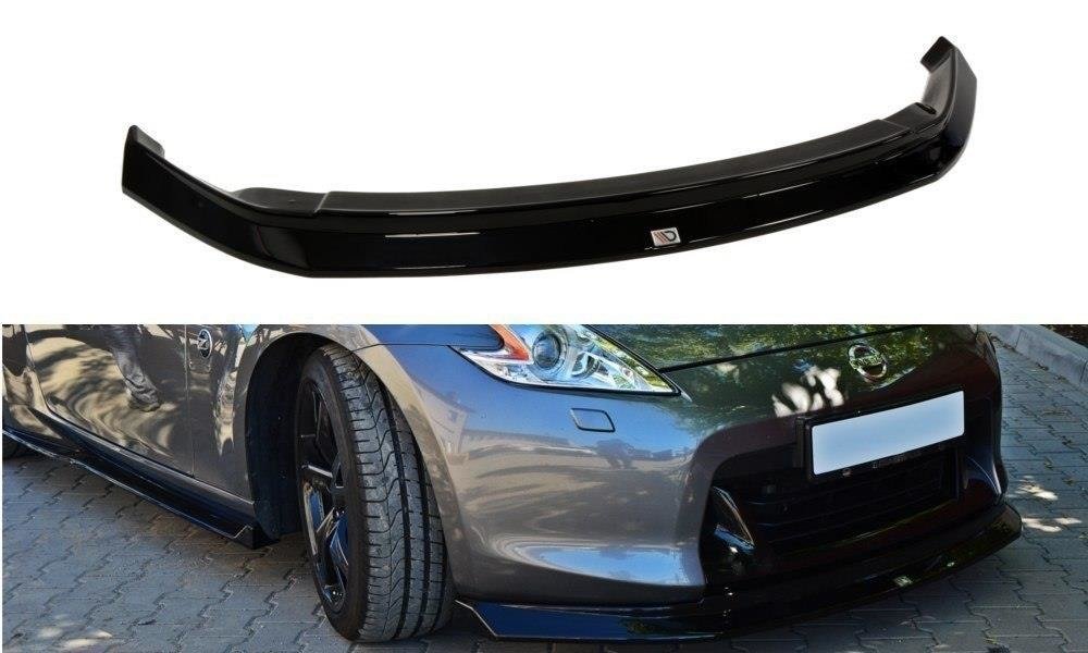 Street+ Spoilerlippe Front Ansatz passend für Nissan 370Z schwarz Hochglanz