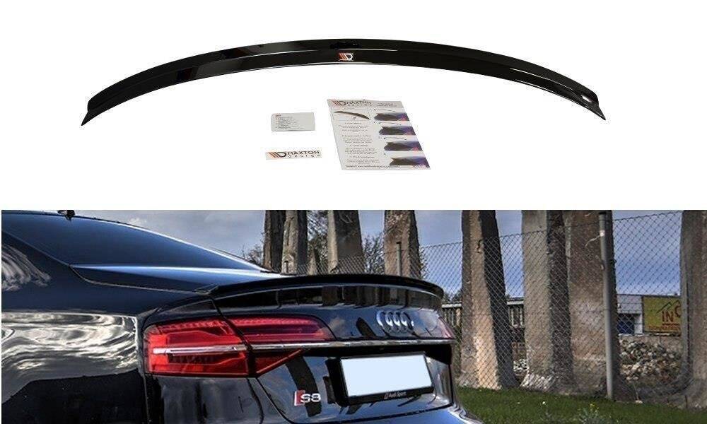 Spoiler CAP für Audi S8 D4 Facelift schwarz Hochglanz