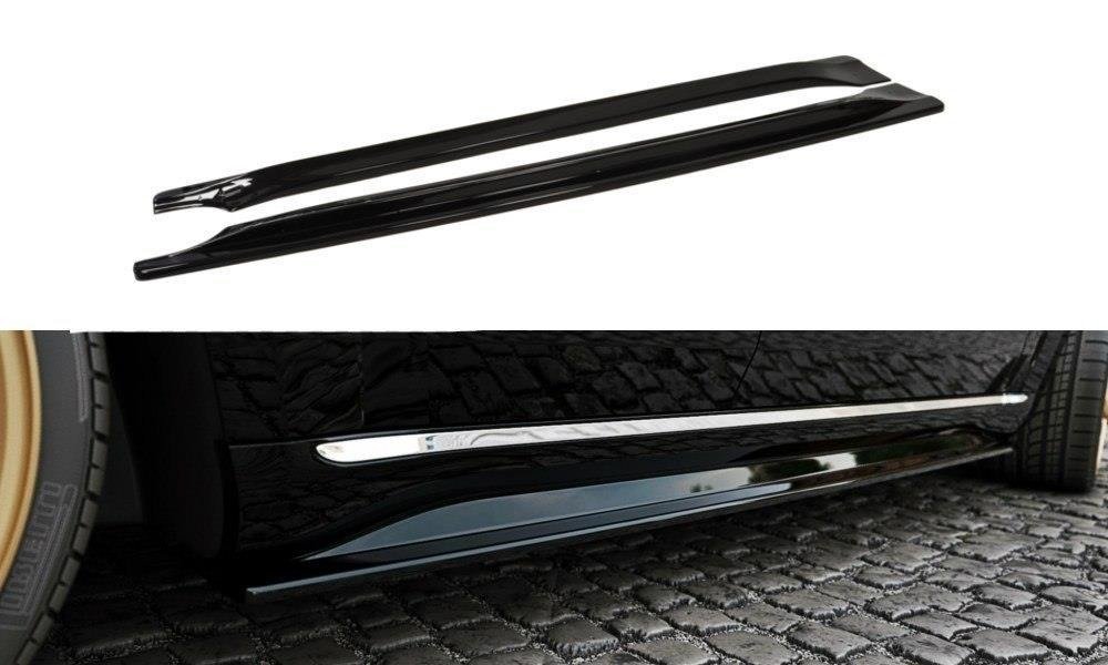 Street+ Seitenschweller Leisten passend für Jeep Grand Cherokee WK2 Summit FL schwarz matt