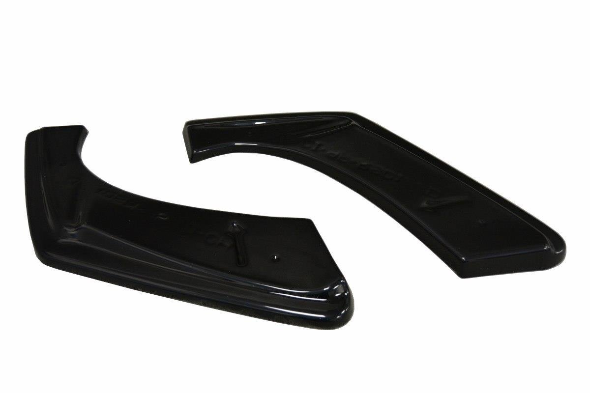 Heck Ansatz Flaps Diffusor für Honda Civic Mk9 Facelift schwarz matt