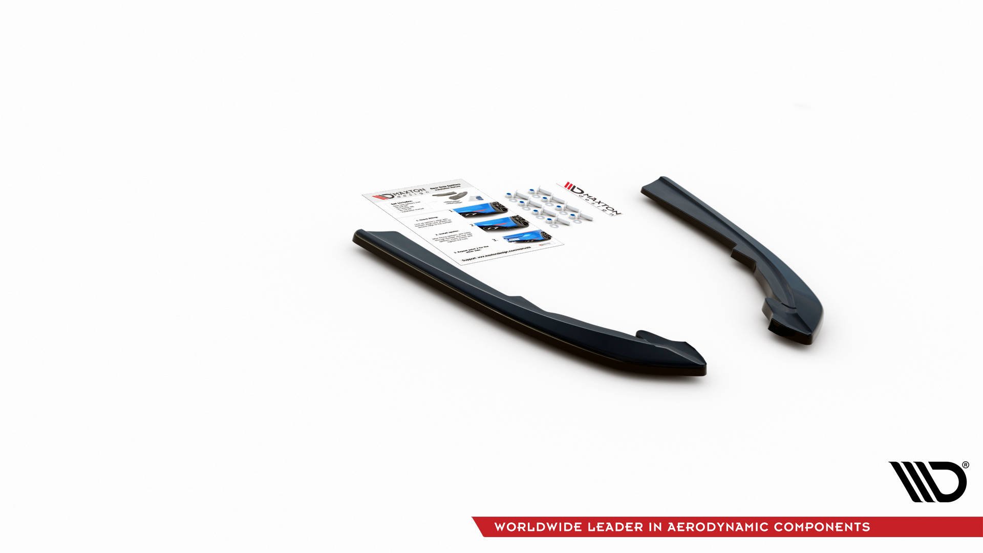 Street+ Heck Ansatz Flaps passend für BMW 3er G20 / G21 schwarz Hochglanz