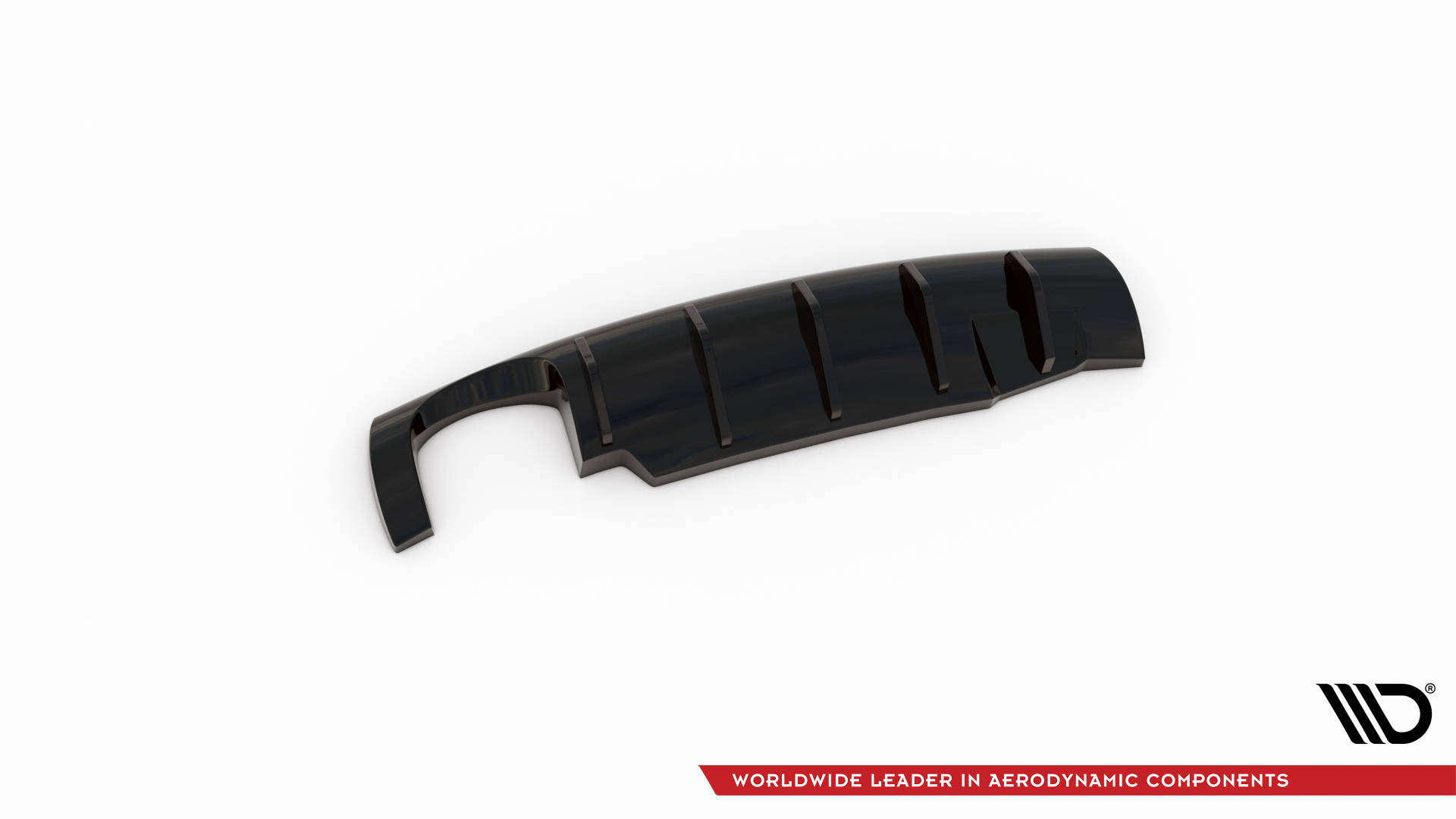 Street+ Heck Ansatz Diffusor passend für Seat Ibiza CUPRA Mk3 schwarz Hochglanz