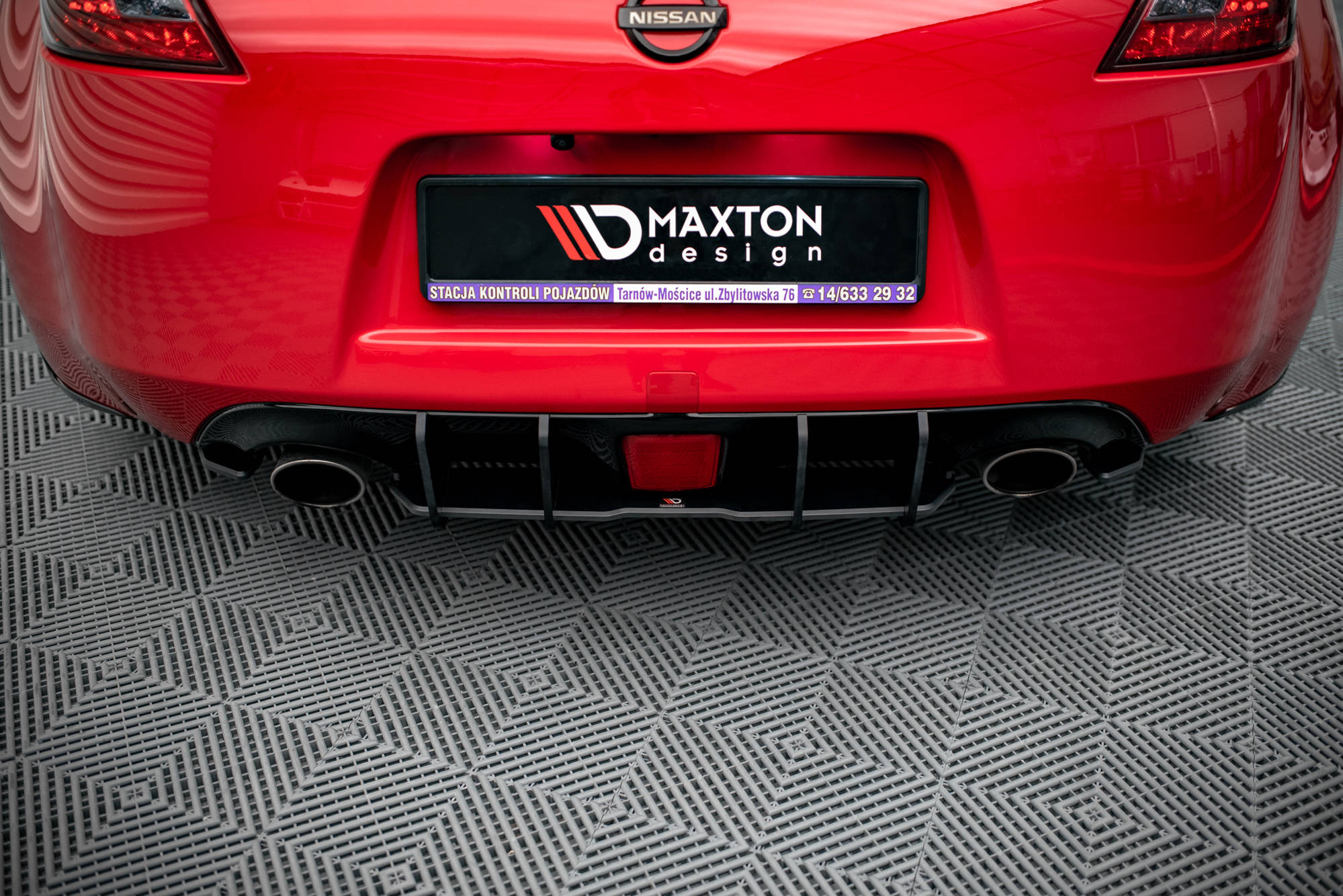 Street Pro Heckschürze Heck Ansatz Diffusor passend für Nissan 370Z