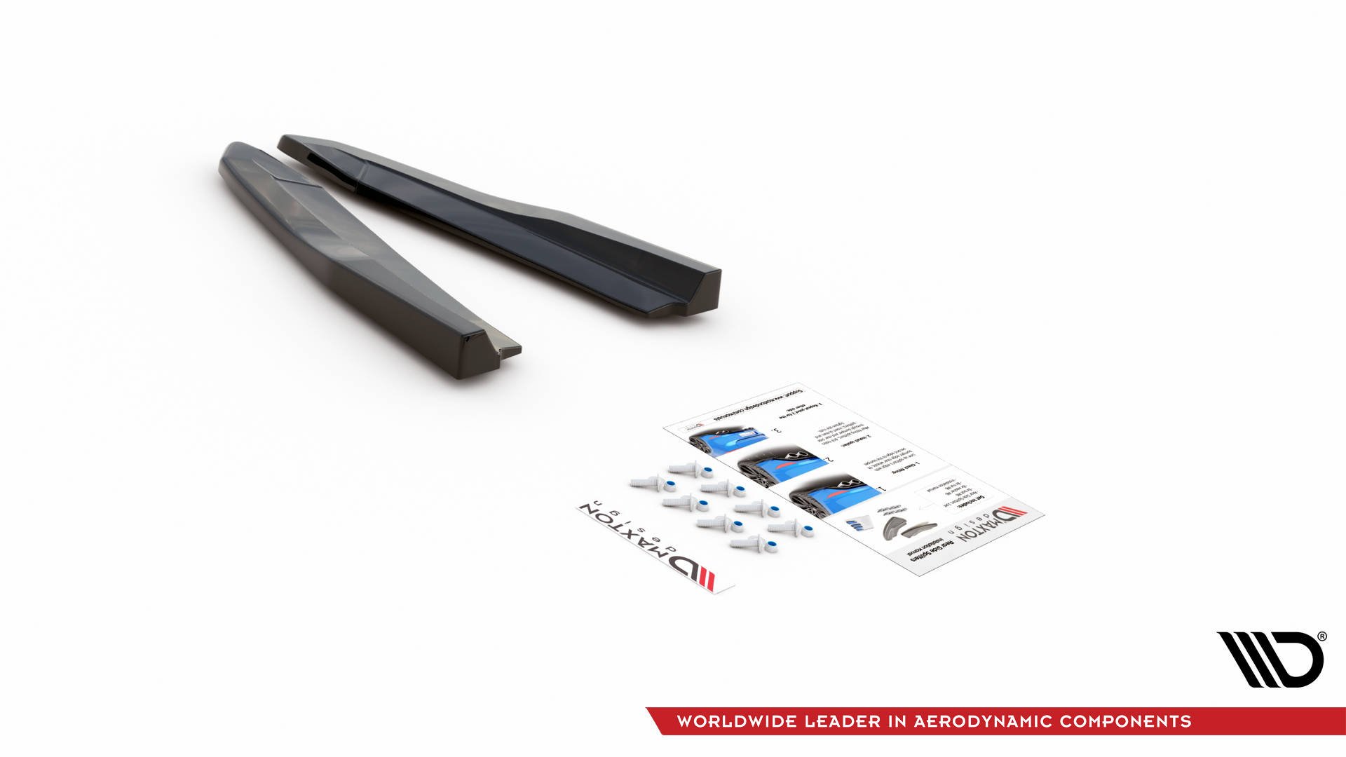 Street+ Heck Ansatz Flaps V.2 passend für Skoda Octavia RS Combi / Liftback Mk4 / Mk4 FL schwarz Hochglanz