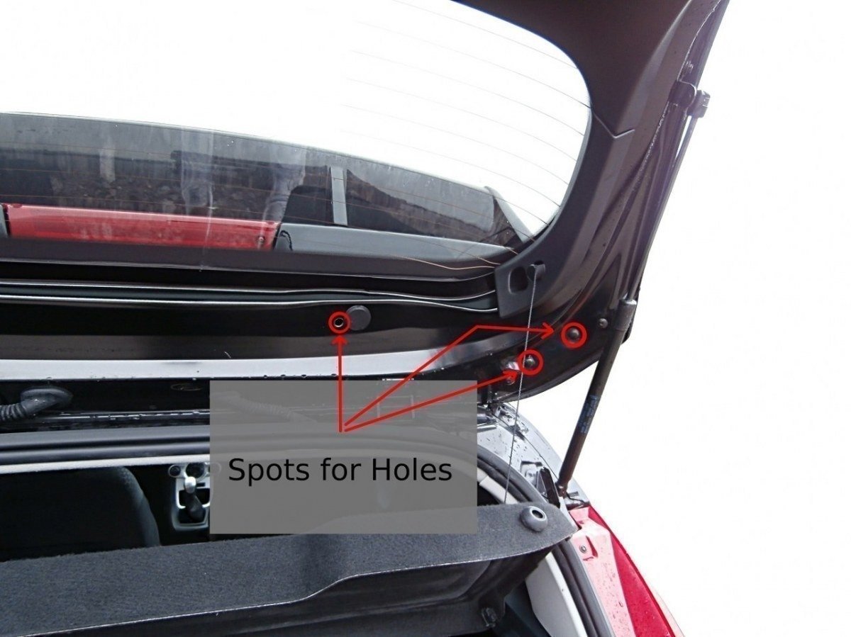 Dachspoiler RS Look Ford Fiesta Mk7 / Mk7 FL