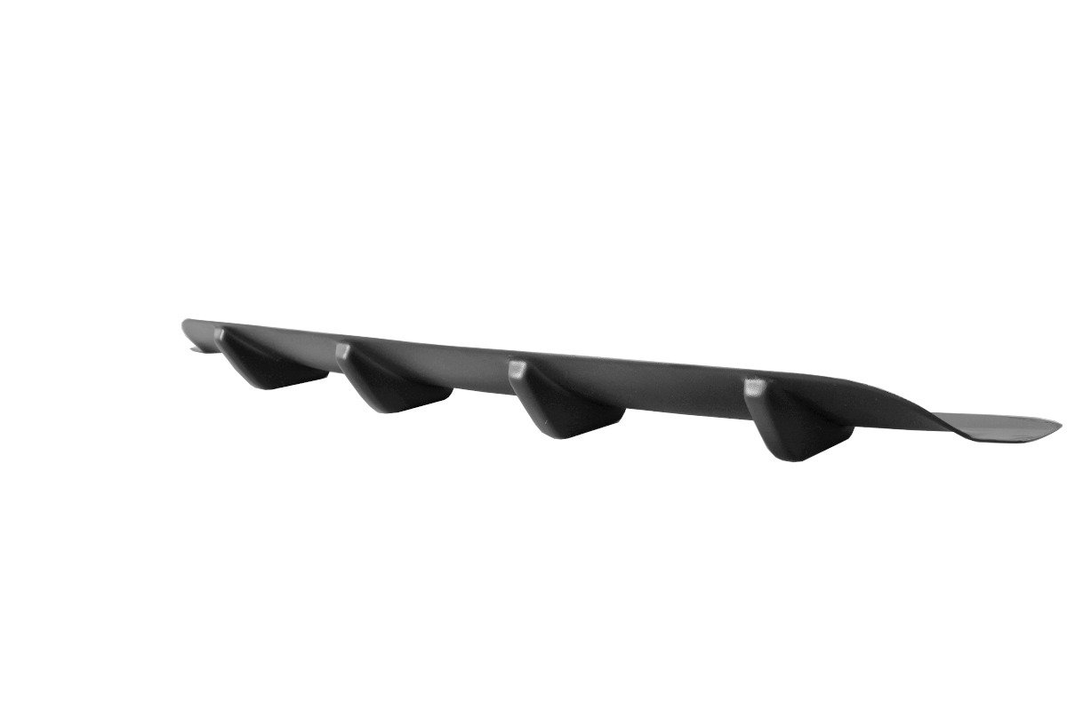 Diffusor Heck Ansatz für VW Scirocco R Mk3 Facelift schwarz Hochglanz