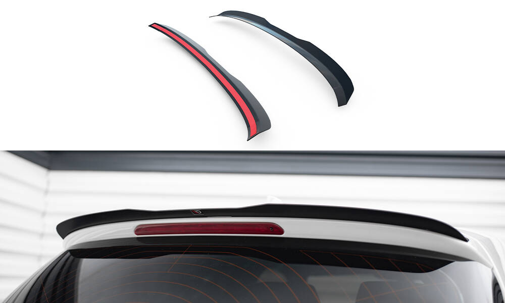 Spoiler CAP V.1 für BMW 1er M-Paket / M140i / Standard F20 schwarz Hochglanz