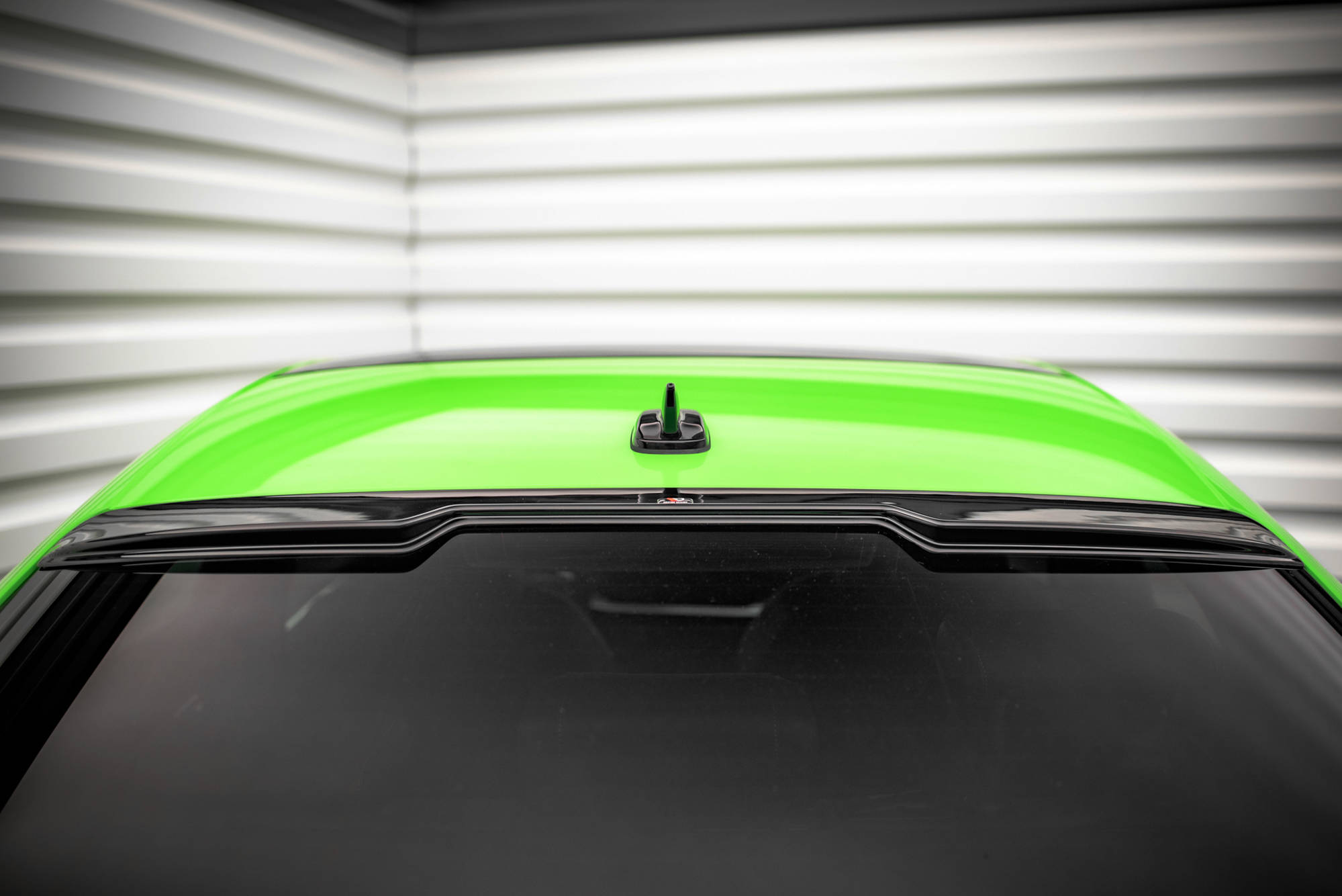 Heckscheiben Spoiler passend für Audi RS3 Limousine 8Y FL schwarz Hochglanz