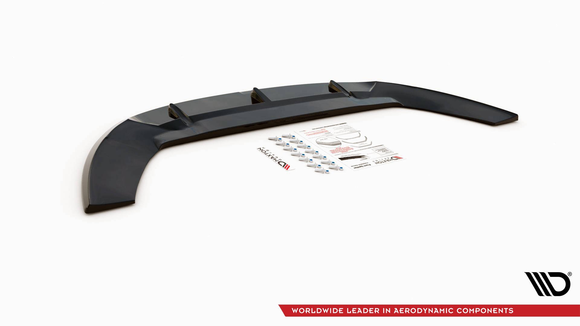 Frontlippe passend für ABARTH Punto Evo schwarz Hochglanz