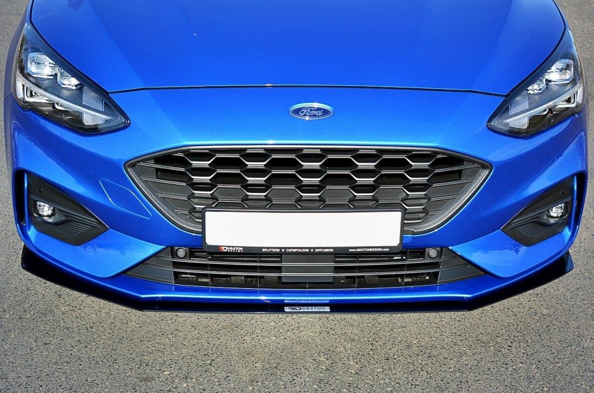 Sport Front Ansatz für Ford Focus ST / ST-Line Mk4 schwarz Hochglanz