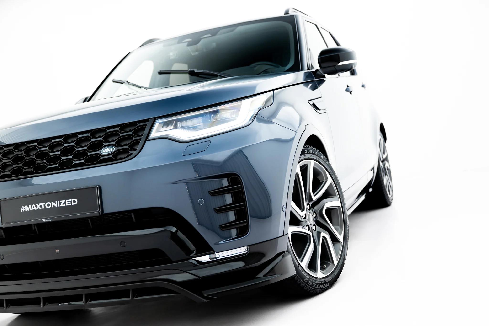 Street+ Spoilerlippe Front Ansatz passend für Land Rover Discovery HSE Mk5 Facelift schwarz Hochglanz