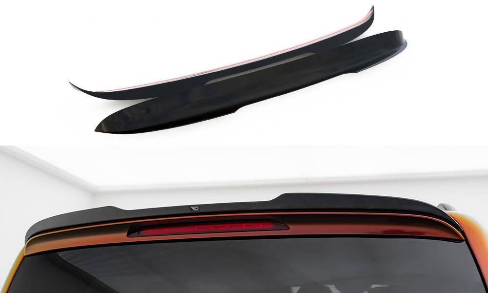 Heck Spoiler Aufsatz Abrisskante passend für Mercedes V-Klasse AMG-Line W447 FL schwarz Hochglanz