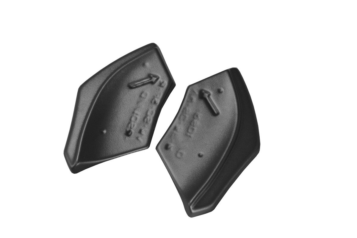 Heck Ansatz Flaps Diffusor für VW Scirocco R Mk3 Facelift schwarz Hochglanz