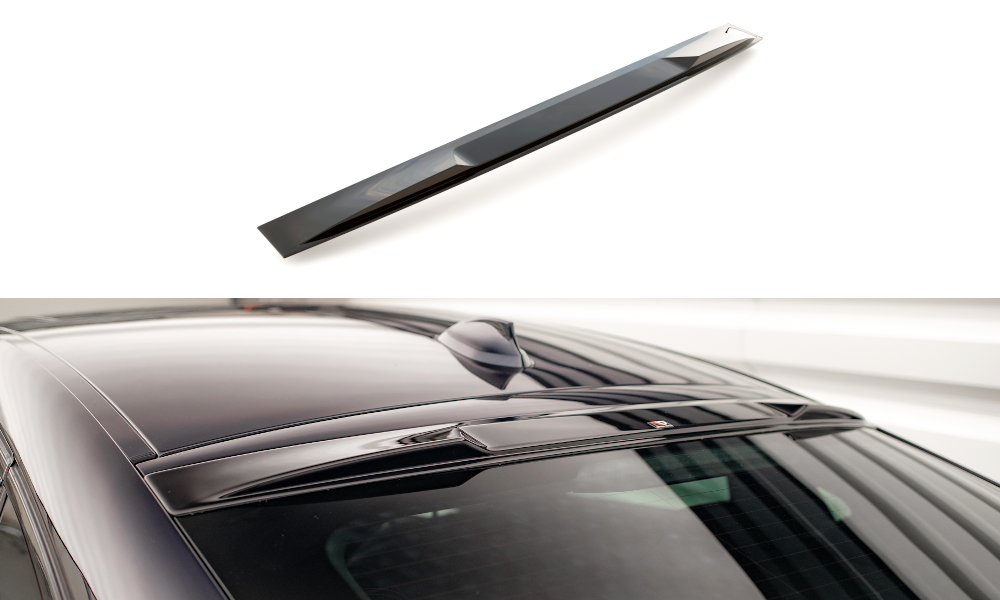 Heckscheiben Spoiler passend für BMW X6 M-Paket F16 Carbon Look