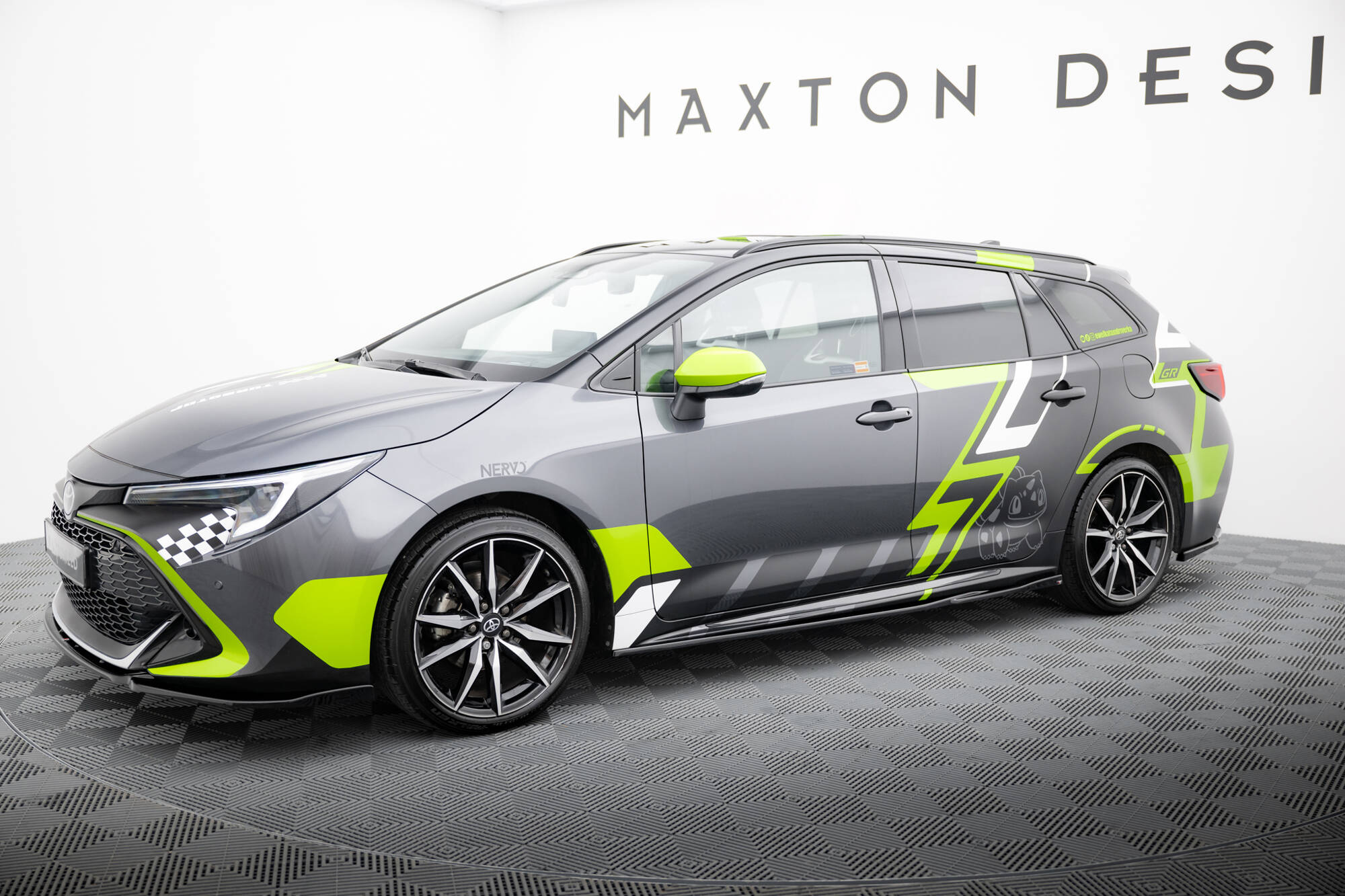 Street+ Seitenschweller Leisten passend für Toyota Corolla GR Sport Touring Sports XII schwarz Hochglanz