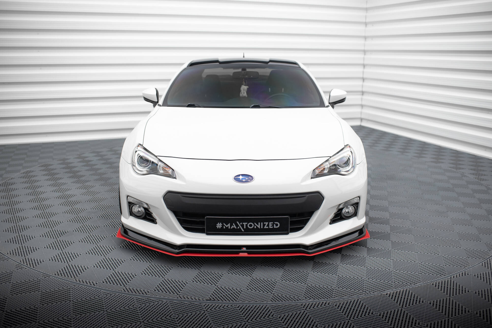Street+ Spoilerlippe Front Ansatz V.3 passend für Subaru BRZ schwarz Hochglanz