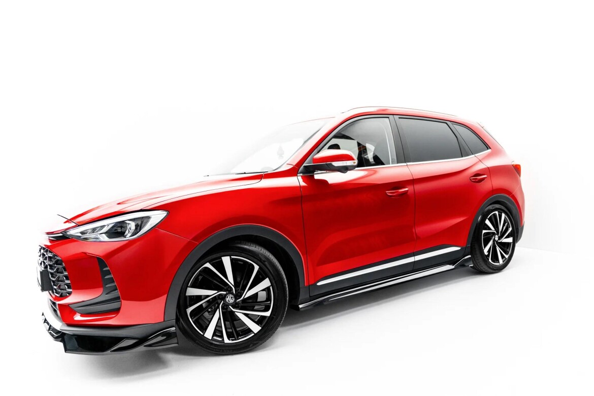 Seitenschweller Ansatz (Paar) passend für MG ZS Mk2 schwarz Hochglanz