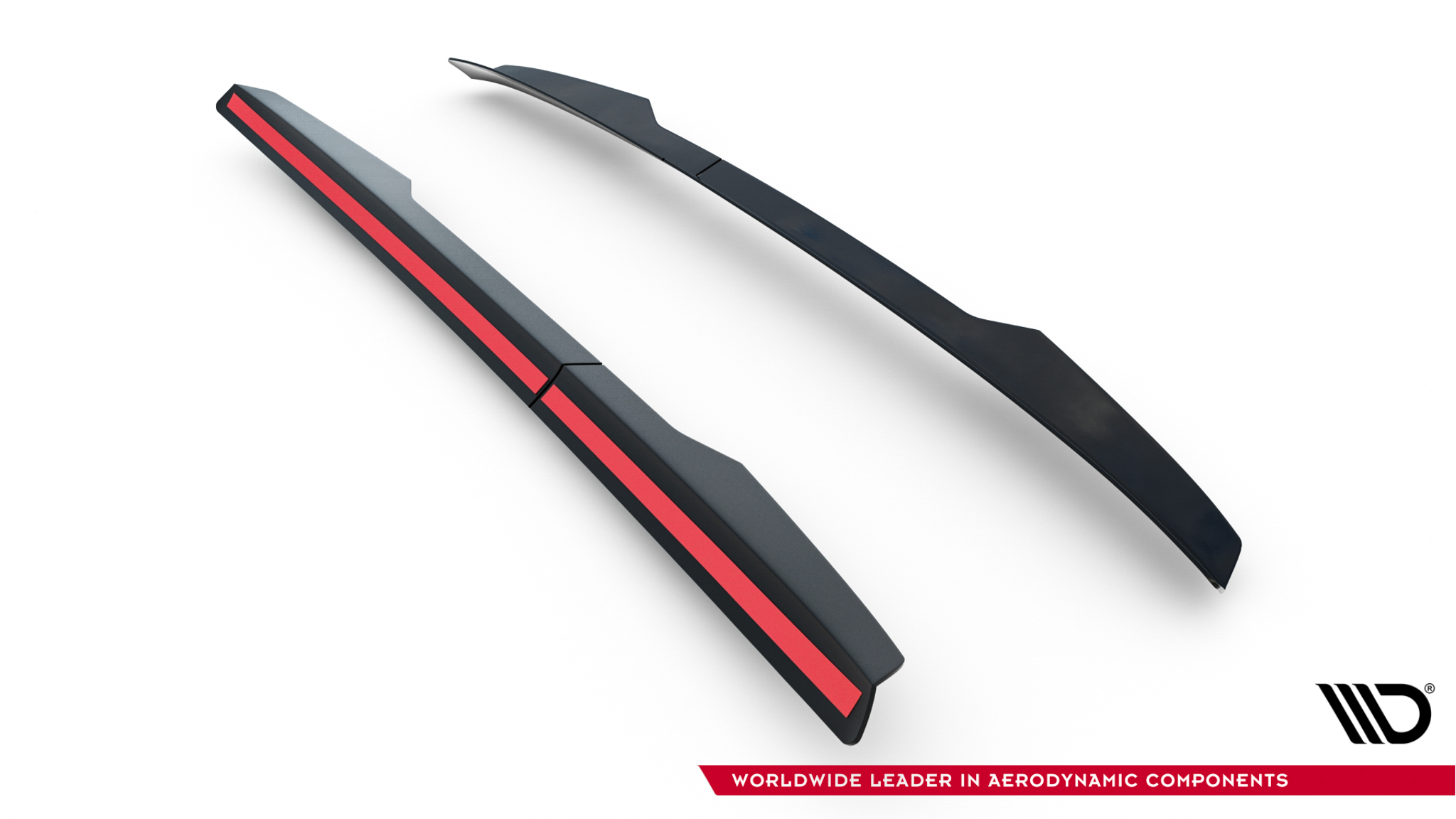 Heck Spoiler Aufsatz Abrisskante passend für Peugeot Partner Mk3 schwarz Hochglanz