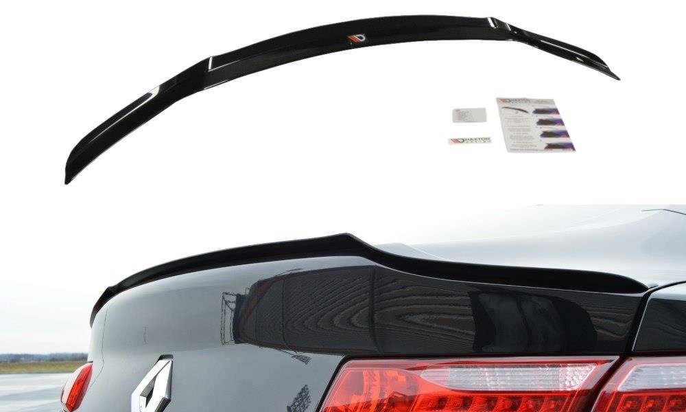 Spoiler CAP für Renault Laguna mk 3 Coupe schwarz Hochglanz