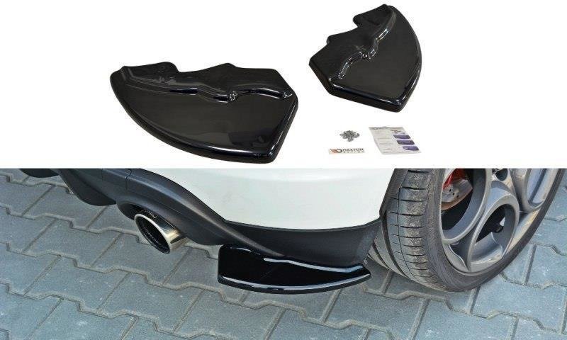 Street+ Heck Ansatz Flaps passend für Alfa Romeo Giulietta Zender schwarz Hochglanz