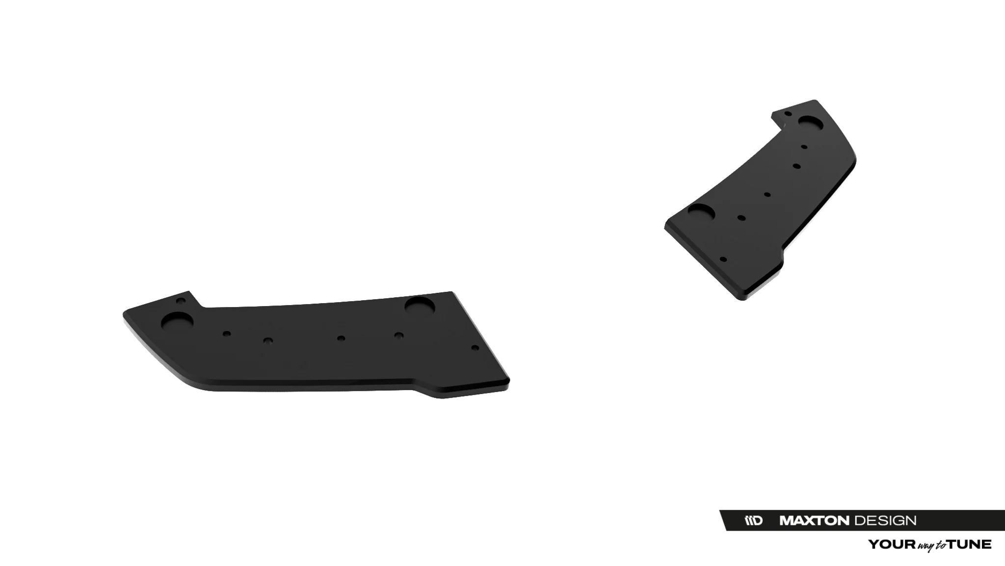 Diffusor Flaps passend für Toyota GR Yaris Mk4 Facelift schwarz matt