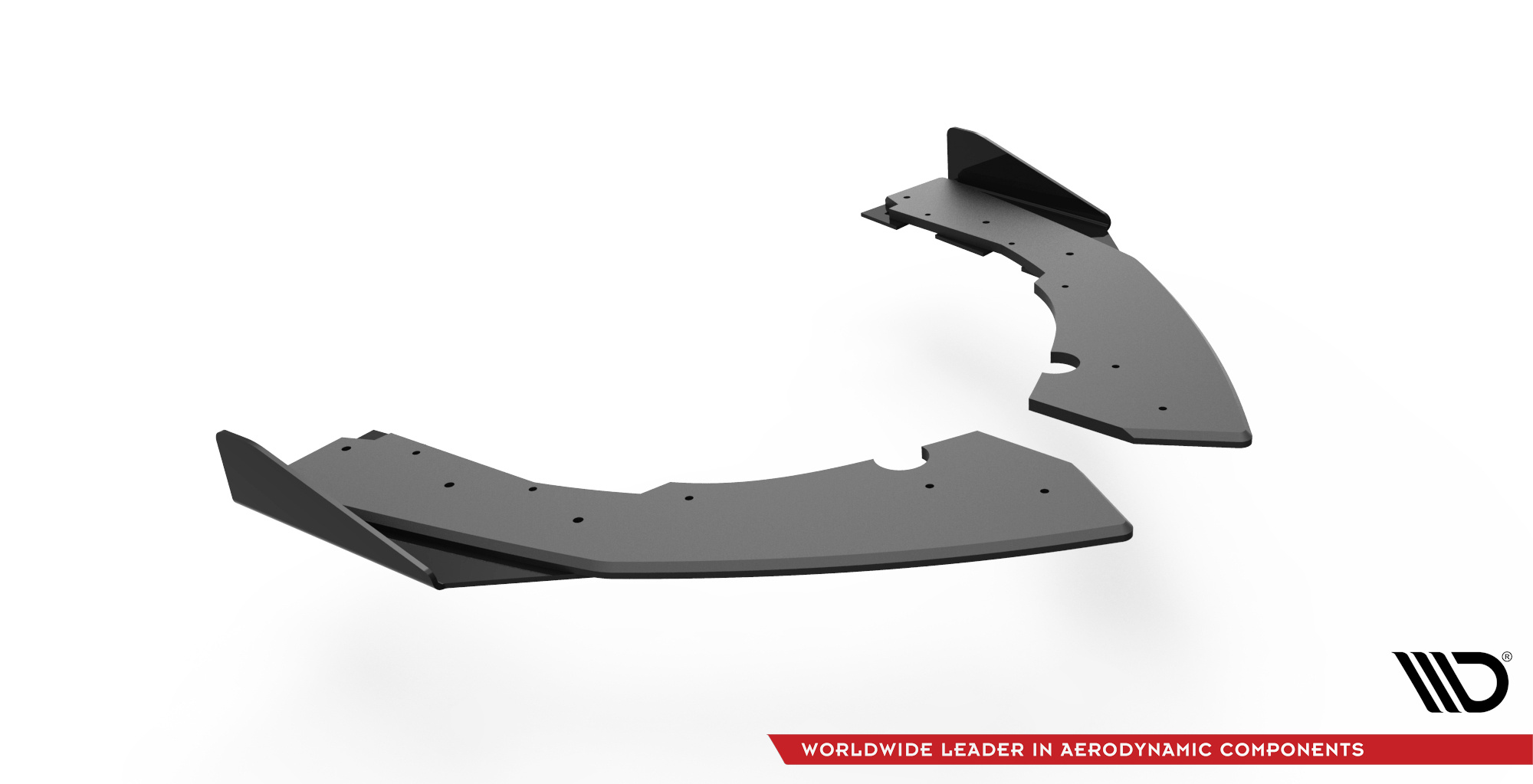 Street Pro Heck Ansatz Flaps passend für BMW M2 F87 schwarz Hochglanz