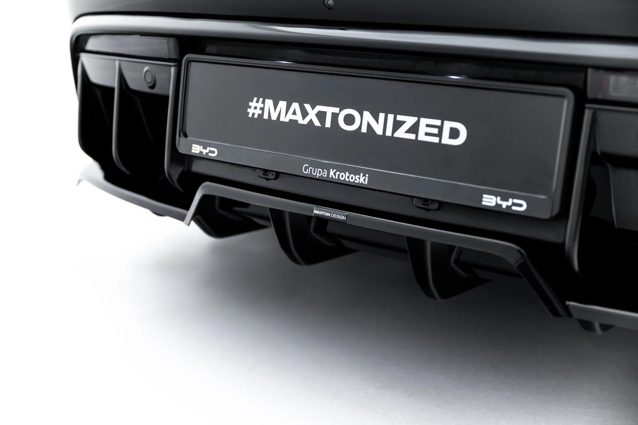 Diffusor Heckansatz passend für BYD Seal Mk1 schwarz Hochglanz