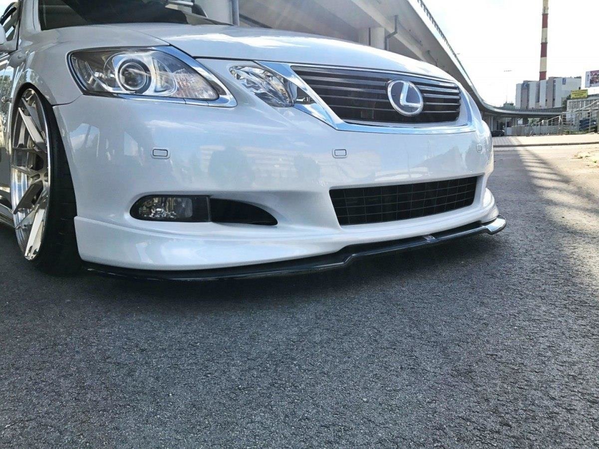 Front Ansatz V.2 für Lexus GS 300 Mk3 Facelift schwarz Hochglanz